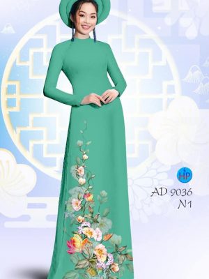 Vải áo dài hoa in 3D thiết kế 2020 AD 9036 26 1581929245 670 Vai ao dai hoa in 3D thiet ke 2020 AD