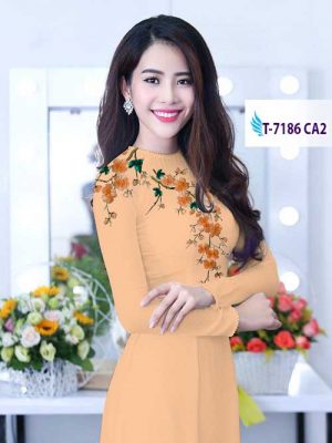 Vải áo dài hoa trên ngực kiểu mới AD T7186 27 1581929449 838 Vai ao dai hoa tren nguc kieu moi AD T7186