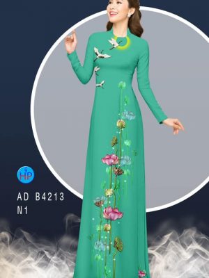 Vải áo dài Sen và Hạc thiết kế 2020 AD B4213 25 1581929577 465 Vai ao dai Sen va Hac thiet ke 2020 AD