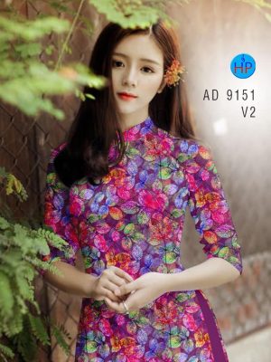 Vải áo dài lá đều mới ra AD 9151 21 1581929668 665 Vai ao dai la deu moi ra AD 9151