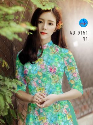 Vải áo dài lá đều mới ra AD 9151 32 1581929669 271 Vai ao dai la deu moi ra AD 9151