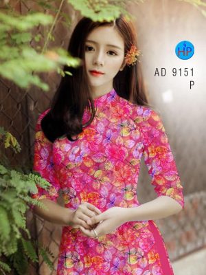 Vải áo dài lá đều mới ra AD 9151 27 1581929669 401 Vai ao dai la deu moi ra AD 9151