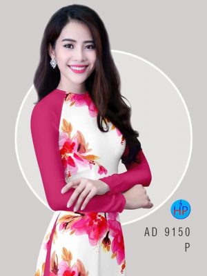 Vải áo dài Hoa đều lớn kiểu mới AD 9150 28 1581930208 426 Vai ao dai Hoa deu lon kieu moi AD 9150