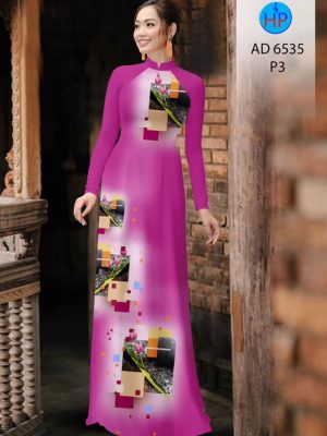 Vải áo dài Hoa tu-líp thiết kế 2020 AD 6535 25 1581930500 597 Vai ao dai Hoa tu lip thiet ke 2020 AD 6535