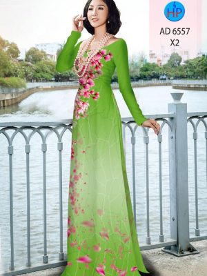 Vải áo dài Hoa Đào mới ra AD 6557 27 1582013448 684 Vai ao dai Hoa Dao nhu mua Xuan tro lai