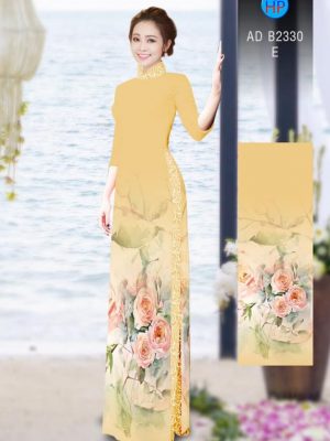 Vải áo dài Hoa hồng 8/3 kiểu mới AD B2330 21 1582017767 817 Vai ao dai Hoa hong 83 kieu moi AD B2330