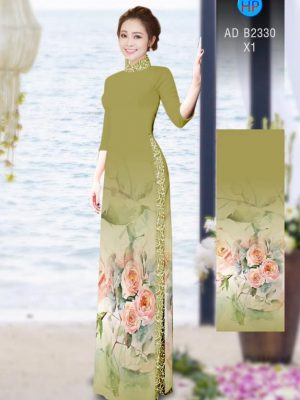 Vải áo dài Hoa hồng 8/3 kiểu mới AD B2330 31 1582017768 506 Vai ao dai Hoa hong 83 kieu moi AD B2330