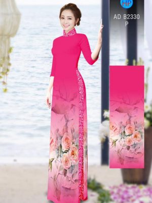 Vải áo dài Hoa hồng 8/3 kiểu mới AD B2330 37 1582017768 862 Vai ao dai Hoa hong 83 kieu moi AD B2330
