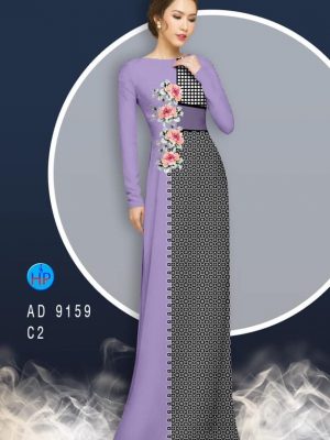 Vải áo dài Hoa hồng kiểu mới AD 9159 21 1582017889 713 Vai ao dai Hoa hong kieu moi AD 9159