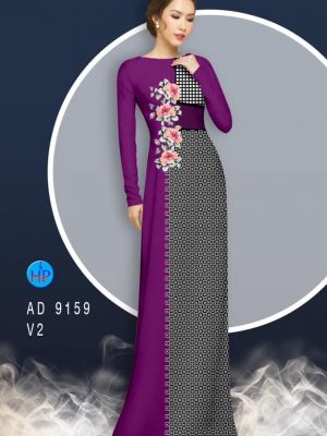 Vải áo dài Hoa hồng kiểu mới AD 9159 28 1582017890 278 Vai ao dai Hoa hong kieu moi AD 9159