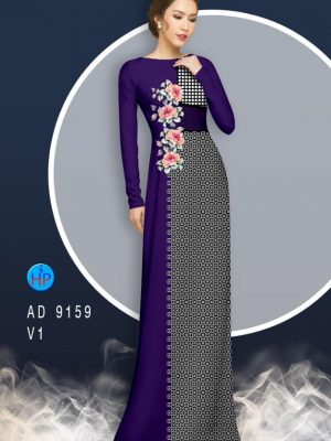 Vải áo dài Hoa hồng kiểu mới AD 9159 37 1582017891 303 Vai ao dai Hoa hong kieu moi AD 9159