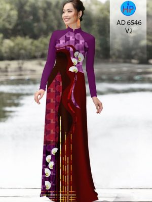 Vải áo dài Hoa loa kèn mới ra AD 6546 33 1582017998 881 Vai ao dai Hoa loa ken moi ra AD 6546