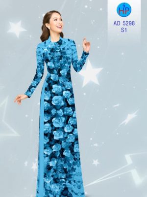 Vải áo dài Hoa hồng thiết kế 2020 AD 5298 27 1582018122 303 Vai ao dai Hoa hong thiet ke 2020 AD 5298