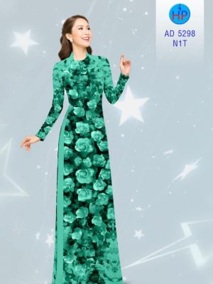 Vải áo dài Hoa hồng thiết kế 2020 AD 5298 30 1582018123 331 Vai ao dai Hoa hong thiet ke 2020 AD 5298