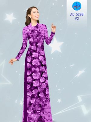 Vải áo dài Hoa hồng thiết kế 2020 AD 5298 33 1582018123 983 Vai ao dai Hoa hong thiet ke 2020 AD 5298