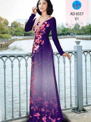 Vải áo dài Hoa Đào mới ra AD 6557 23 1582018437 156 Vai ao dai Hoa Dao moi ra AD 6557
