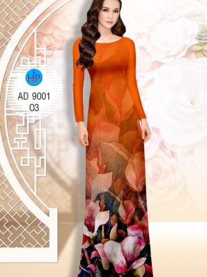 Vải áo dài Hoa in 3D kiểu mới AD 9001 21 1582097484 294 Vai ao dai Hoa in 3D kieu moi AD 9001