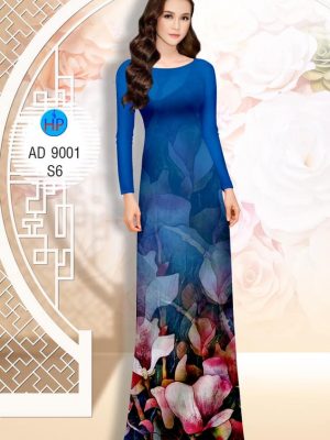 Vải áo dài Hoa in 3D kiểu mới AD 9001 23 1582097484 719 Vai ao dai Hoa in 3D kieu moi AD 9001