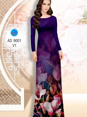 Vải áo dài Hoa in 3D kiểu mới AD 9001 33 1582097485 141 Vai ao dai Hoa in 3D kieu moi AD 9001