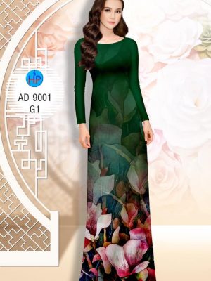 Vải áo dài Hoa in 3D kiểu mới AD 9001 27 1582097485 619 Vai ao dai Hoa in 3D kieu moi AD 9001