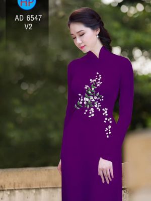 Vải áo dài Nhẹ nhàng, giản dị mới ra AD 6547 22 1582099413 385 Vai ao dai Nhe nhang gian di moi ra AD
