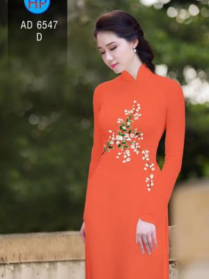 Vải áo dài Nhẹ nhàng, giản dị mới ra AD 6547 34 1582099414 165 Vai ao dai Nhe nhang gian di moi ra AD