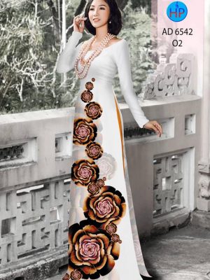 Vải áo dài Hoa ảo 3D mới ra AD 6542 22 1582274048 541 Vai ao dai Hoa ao 3D moi ra AD 6542