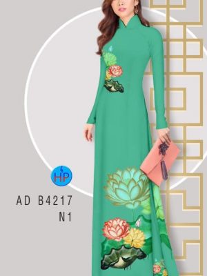 Vải áo dài Hoa Sen kiểu mới AD B4217 23 1582274539 687 Vai ao dai Hoa Sen kieu moi AD B4217
