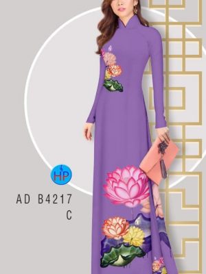 Vải áo dài Hoa Sen kiểu mới AD B4217 30 1582274540 246 Vai ao dai Hoa Sen kieu moi AD B4217