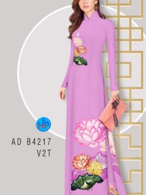 Vải áo dài Hoa Sen kiểu mới AD B4217 28 1582274540 263 Vai ao dai Hoa Sen kieu moi AD B4217