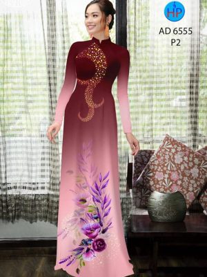 Vải áo dài Hoa in 3D kiểu mới AD 6555 21 1582274688 373 Vai ao dai Hoa in 3D kieu moi AD 6555