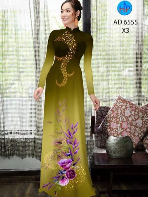 Vải áo dài Hoa in 3D kiểu mới AD 6555 30 1582274689 428 Vai ao dai Hoa in 3D kieu moi AD 6555