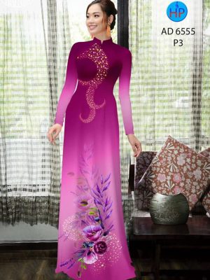 Vải áo dài Hoa in 3D kiểu mới AD 6555 36 1582274689 929 Vai ao dai Hoa in 3D kieu moi AD 6555