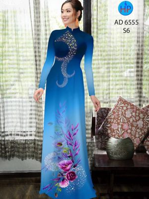 Vải áo dài Hoa in 3D kiểu mới AD 6555 33 1582274689 946 Vai ao dai Hoa in 3D kieu moi AD 6555