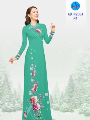 Vải áo dài Hoa hồng thiết kế 2020 AD N2664 25 1582274959 514 Vai ao dai Hoa hong thiet ke 2020 AD N2664