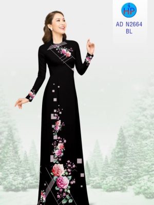 Vải áo dài Hoa hồng thiết kế 2020 AD N2664 21 1582274959 815 Vai ao dai Hoa hong thiet ke 2020 AD N2664