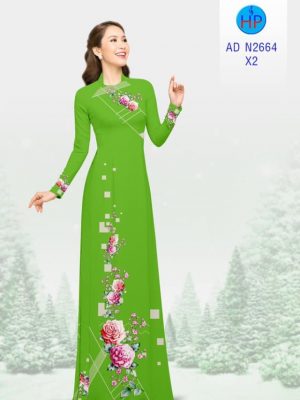 Vải áo dài Hoa hồng thiết kế 2020 AD N2664 33 1582274960 378 Vai ao dai Hoa hong thiet ke 2020 AD N2664