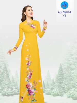 Vải áo dài Hoa hồng thiết kế 2020 AD N2664 37 1582274960 6 Vai ao dai Hoa hong thiet ke 2020 AD N2664