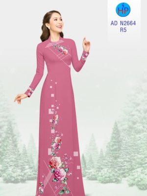 Vải áo dài Hoa hồng thiết kế 2020 AD N2664 32 1582274960 854 Vai ao dai Hoa hong thiet ke 2020 AD N2664