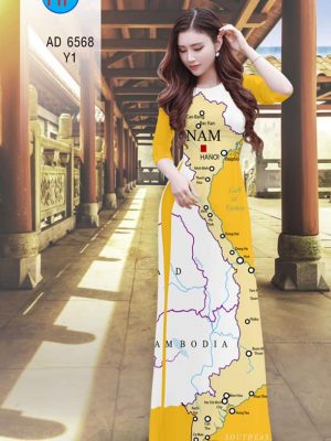 Vải áo dài Bản đồ Việt Nam mới ra AD 6568 29 1582346495 191 Vai ao dai Ban do Viet Nam moi ra AD