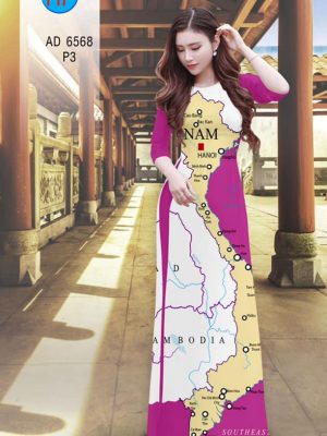 Vải áo dài Bản đồ Việt Nam mới ra AD 6568 22 1582346495 727 Vai ao dai Ban do Viet Nam moi ra AD