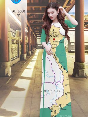 Vải áo dài Bản đồ Việt Nam mới ra AD 6568 31 1582346496 573 Vai ao dai Ban do Viet Nam moi ra AD