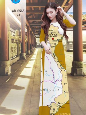 Vải áo dài Bản đồ Việt Nam mới ra AD 6568 37 1582346497 26 Vai ao dai Ban do Viet Nam moi ra AD
