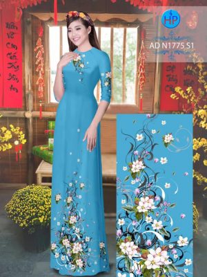 Vải áo dài Hoa in 3D kiểu mới AD N1775 24 1582346624 820 Vai ao dai Hoa in 3D kieu moi AD N1775