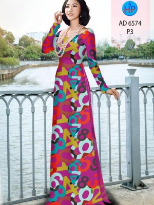 Vải áo dài Chữ số thiết kế 2020 AD 6574 28 1582347043 118 Vai ao dai Chu so thiet ke 2020 AD 6574