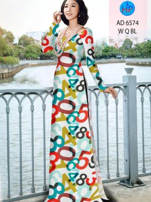 Vải áo dài Chữ số thiết kế 2020 AD 6574 25 1582347043 297 Vai ao dai Chu so thiet ke 2020 AD 6574