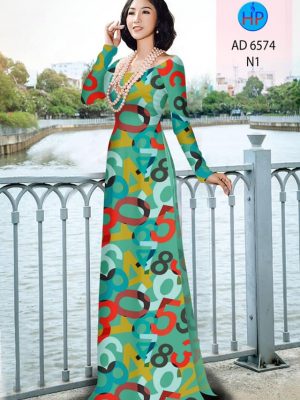Vải áo dài Chữ số thiết kế 2020 AD 6574 29 1582347043 490 Vai ao dai Chu so thiet ke 2020 AD 6574