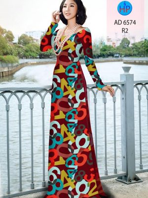 Vải áo dài Chữ số thiết kế 2020 AD 6574 23 1582347043 699 Vai ao dai Chu so thiet ke 2020 AD 6574