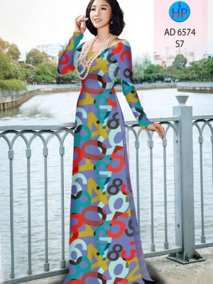 Vải áo dài Chữ số thiết kế 2020 AD 6574 24 1582347043 713 Vai ao dai Chu so thiet ke 2020 AD 6574