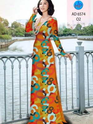 Vải áo dài Chữ số thiết kế 2020 AD 6574 33 1582347044 357 Vai ao dai Chu so thiet ke 2020 AD 6574